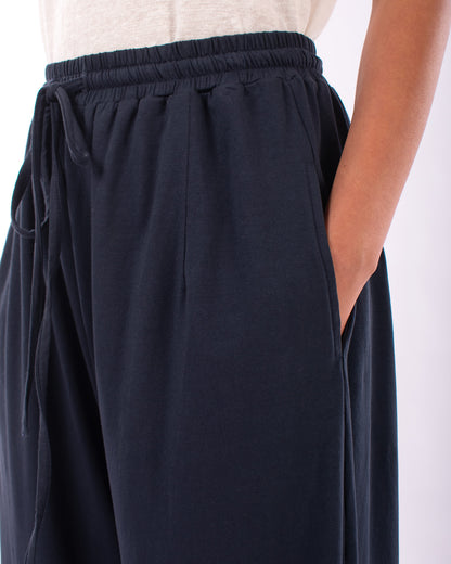 #017CS Drawstring pant in organic cotton jersey